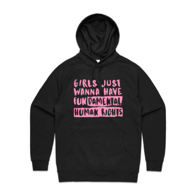 Girls Just Wanna Have Fun ... adult hoodie Thumbnail