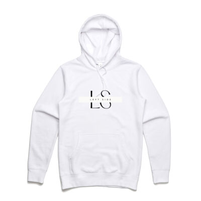 Game Day Series: Left Side unisex hoodie in white Thumbnail